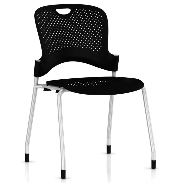 Herman Miller Caper stapelbare stoel zwart