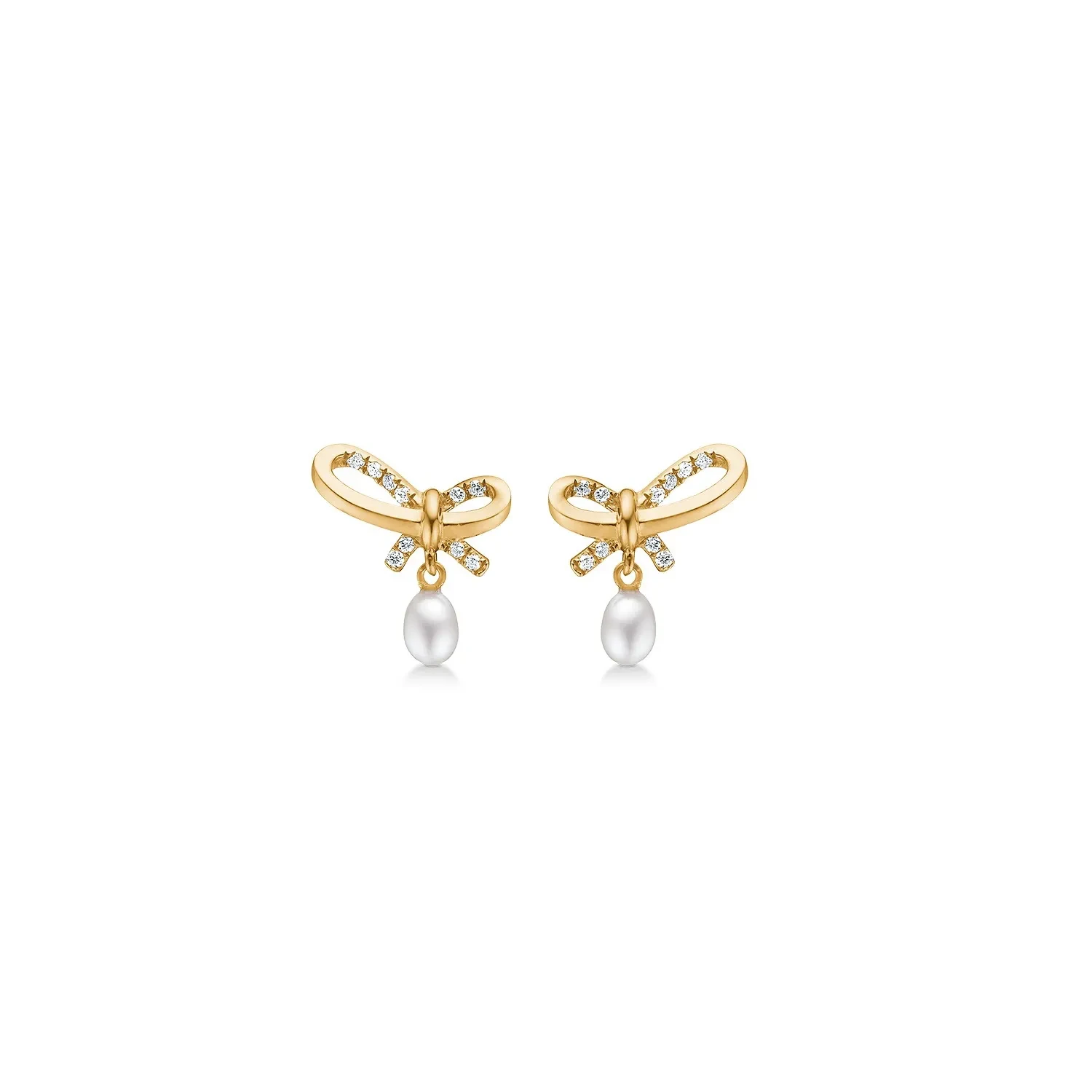 Mads Z Miss Butterfly Øreringe 14 kt. Guld 0,06 ct. 1513030