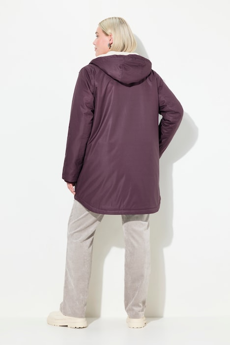 HYPRAR Funktions-Steppjacke, wasserdicht, Teddyfleece