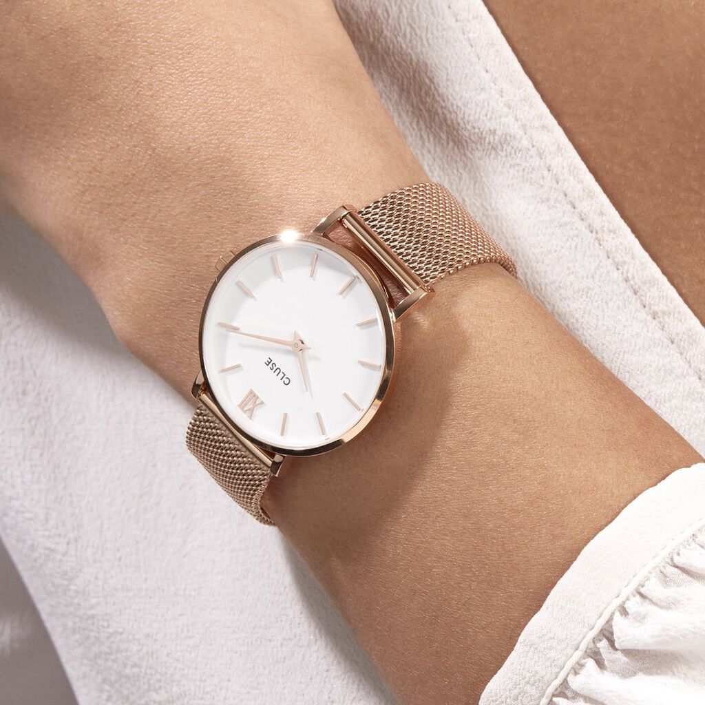 Montre Cluse Minuit Blanc
