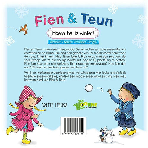 Uitgeverij witte leeuw fien & teun hoera, het is winter!