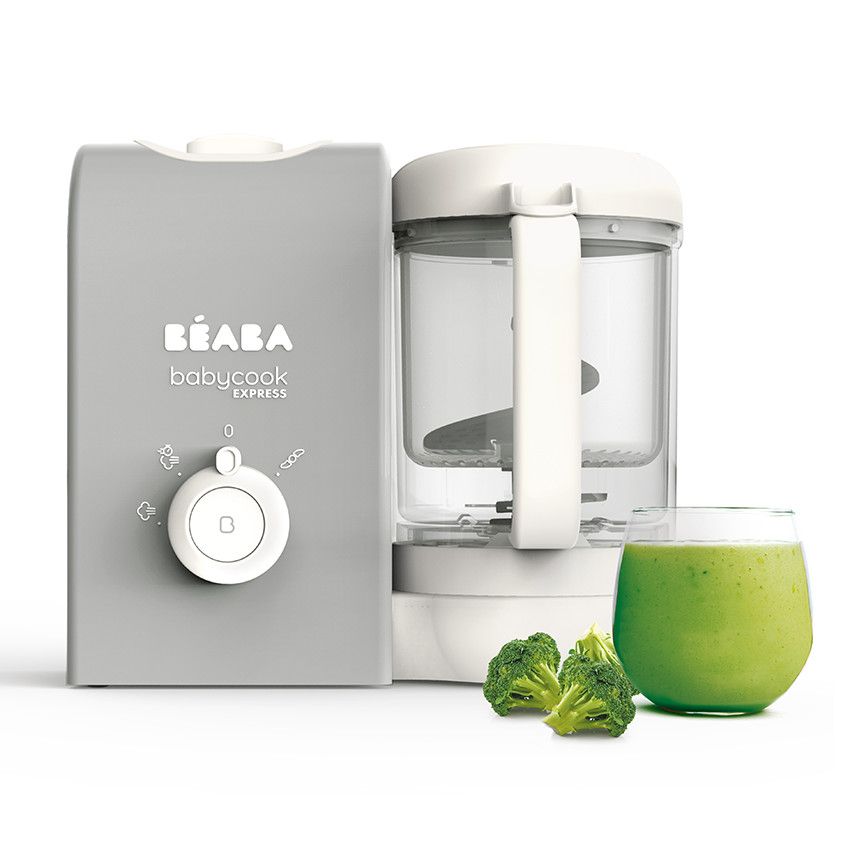 Robot 4 en 1 Babycook Express - Gris Velours - Ecru