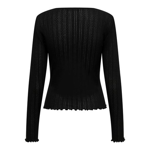 ONLY Carlotta Langærmet Bluse, Sort, XS