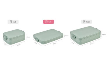 Lunchbox Take a Break flat - Nordic sage
