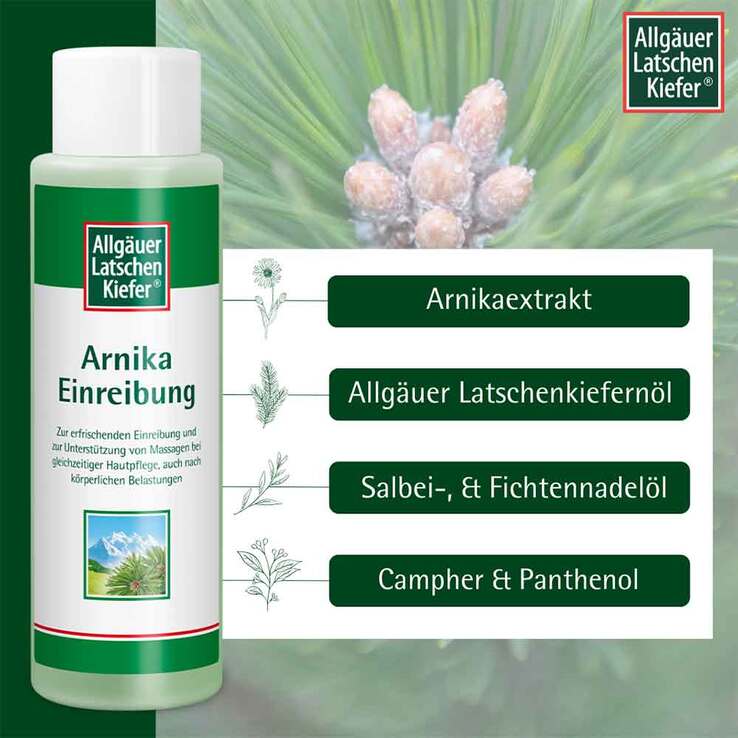 Allgäuer Latschenkiefer Arnika Einreibung, 500 ml
