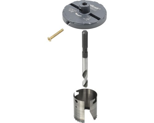Wolfcraft multi-gatenzaagset Ø 28-74 mm 5-delig