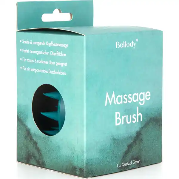 Kopfmassagebürste Quetzal Green