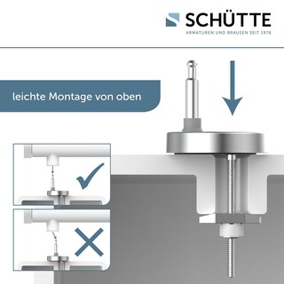 SCHÜTTE WC-Sitz Caribbean Duroplast Absenkautomatik Schnellverschluss