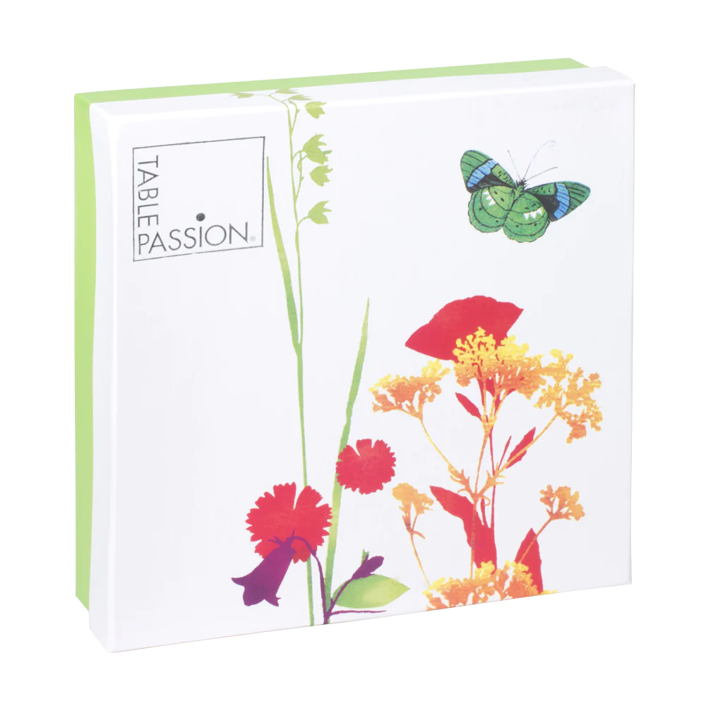 Coffret de 4 assiettes Tutti Fiori 20 cm Table passion