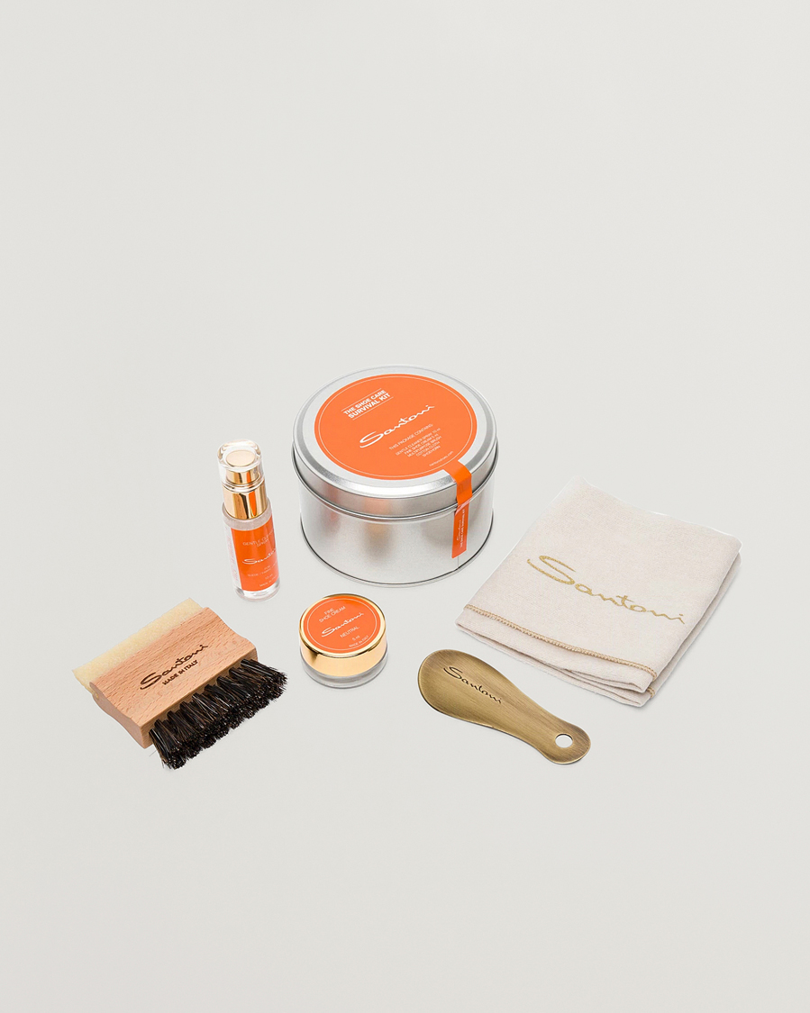 Santoni Shoe Care Survival Kit  Metal