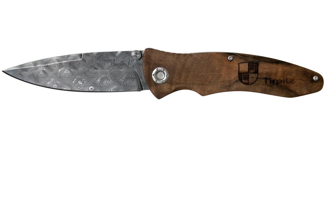 Böker Tirpitz Damast Wood Limited Edition 110192DAM zakmes