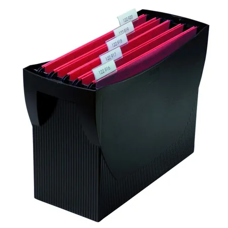HAN Hängemappenbox SWING, für ca. 20 Mappen, 390 x 260 x 150 mm, schwarz