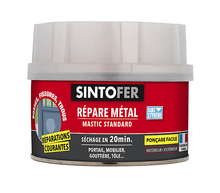 Mastic polyester Standard Sintofer boîte de 170 ml