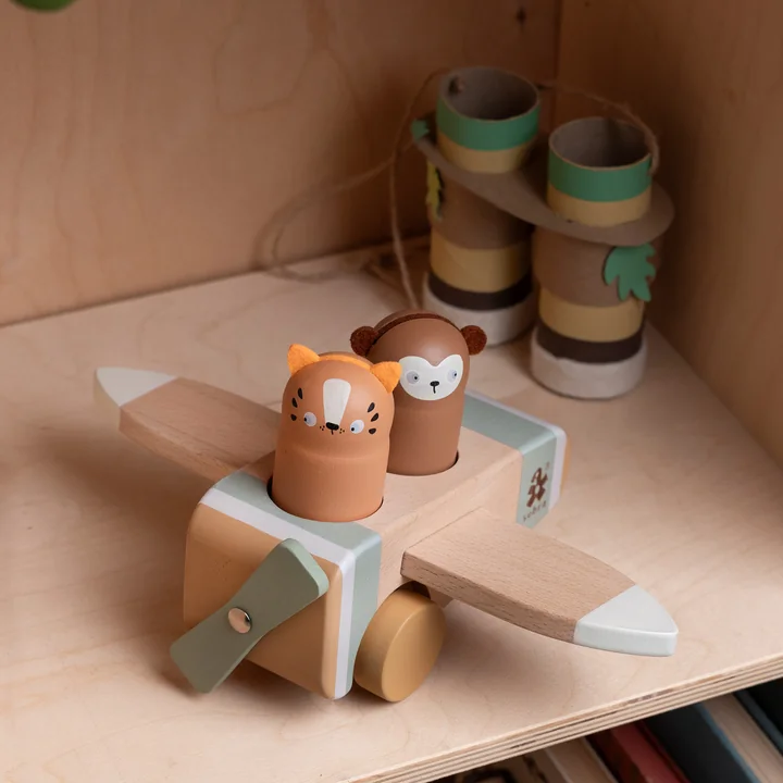 Sebra - Flugzeug aus Holz, Wildlife