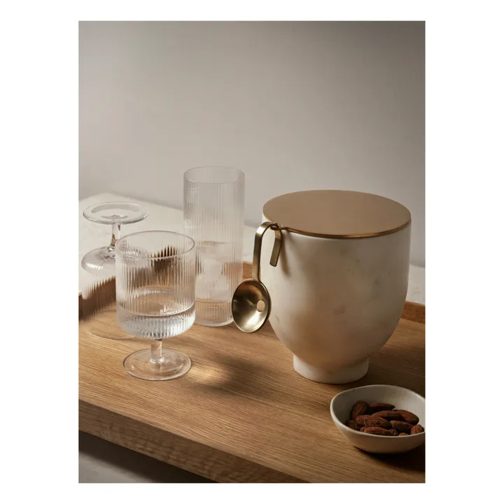 Ferm Living Verres à vin Ripple - Set de 2