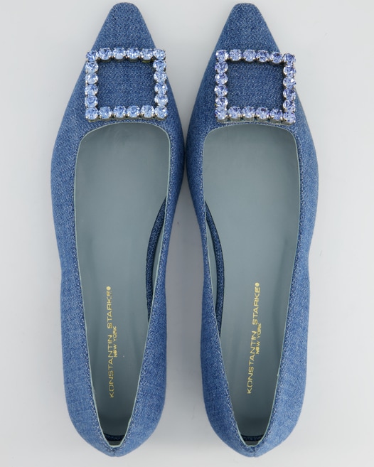 Konstantin Starke Diamond Ballerinas in Blau