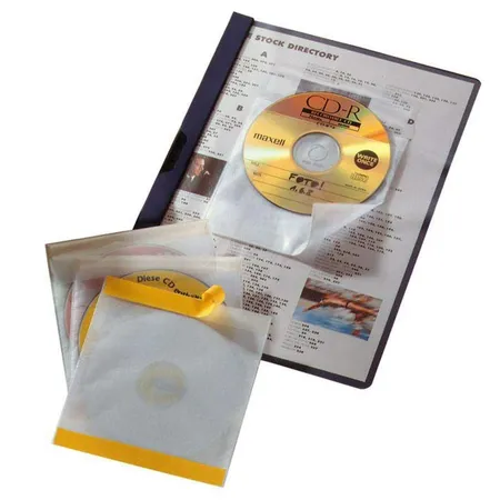 Durable selbstklebende CD-Hülle CD-DVD Fix, transparent