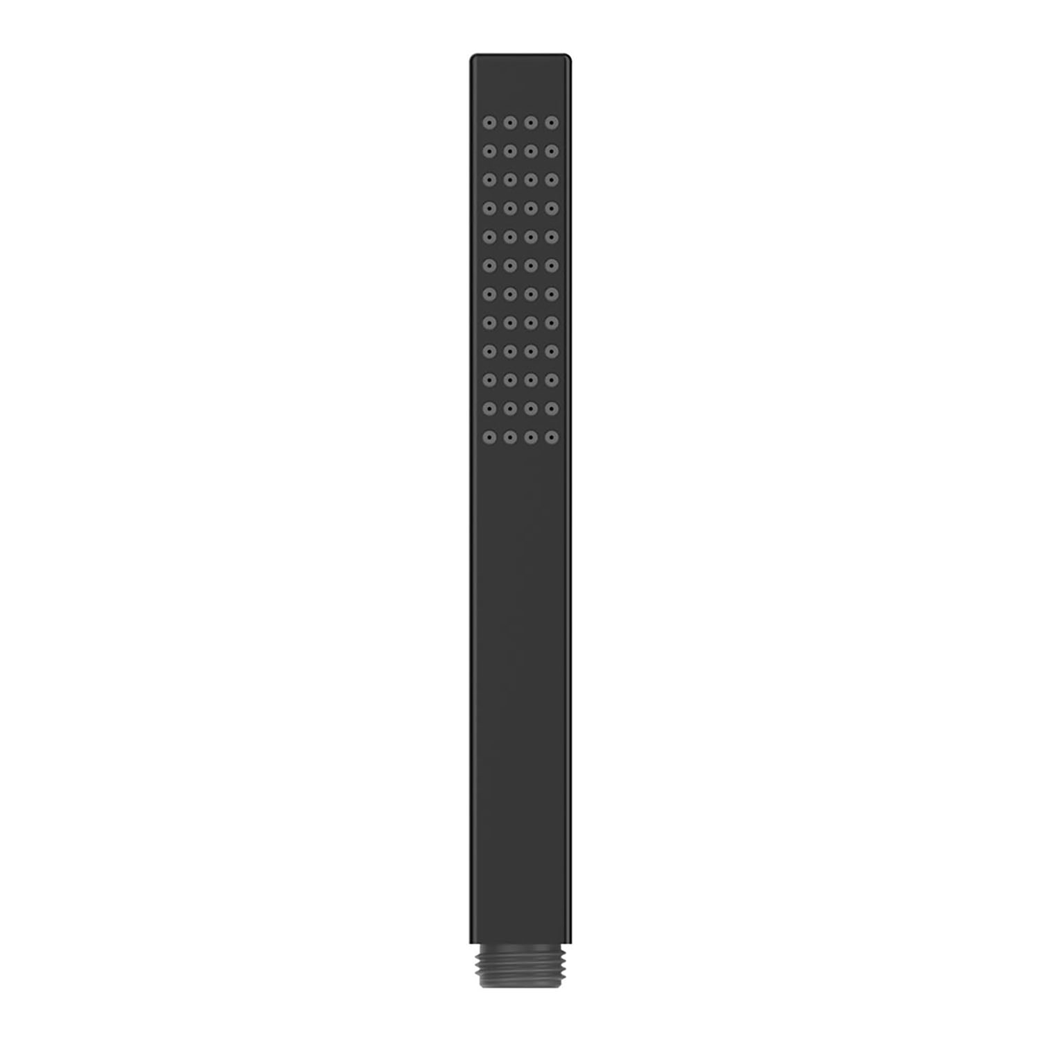 Mueller mat zwarte messing handdouche vierkant 1/2''