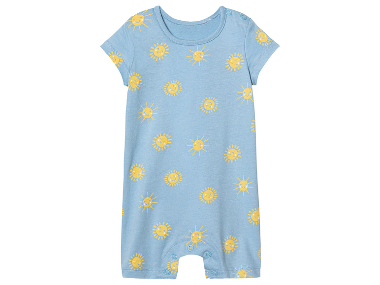 2 baby playsuits