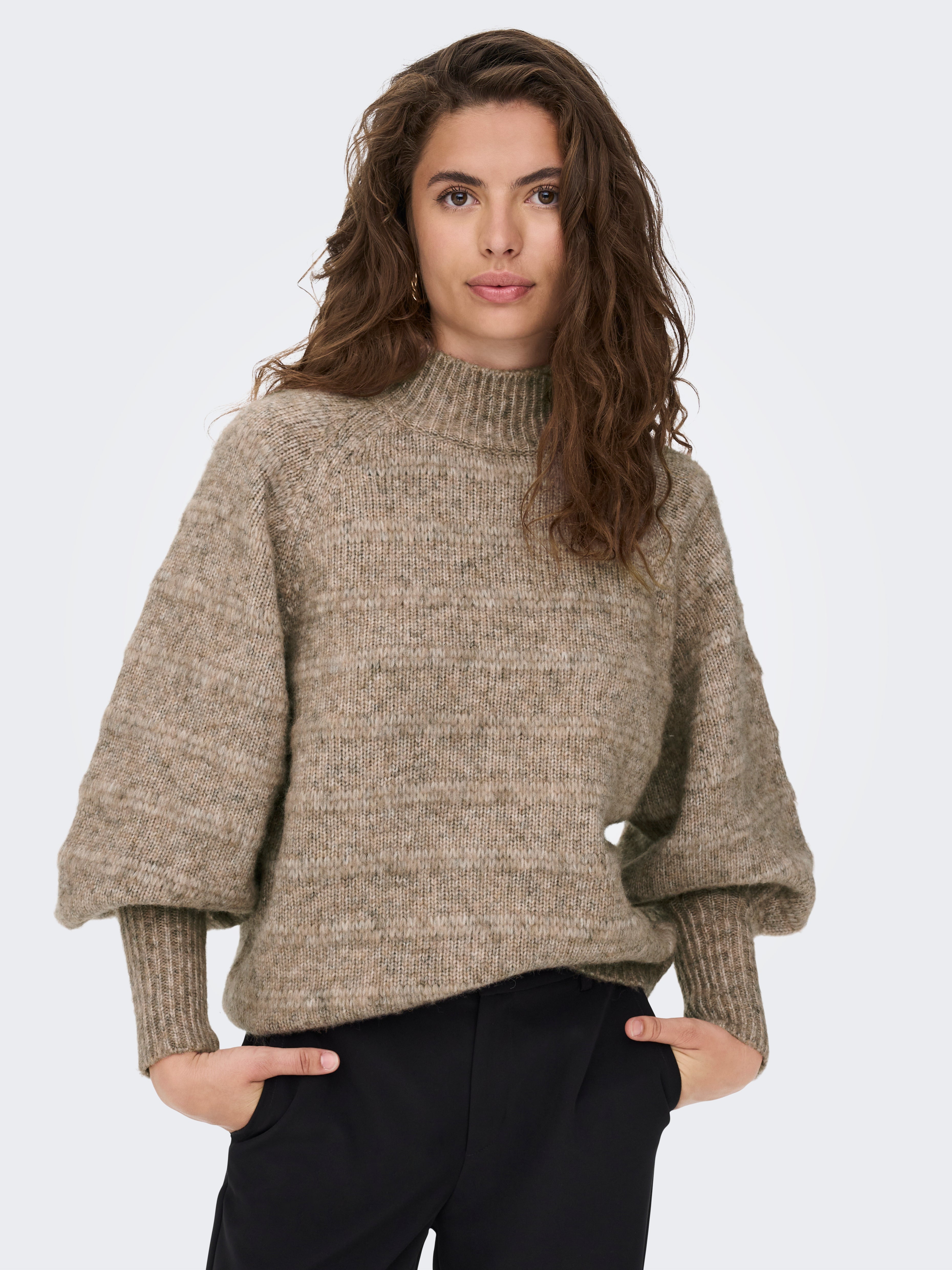 ONLCELINA Strickpullover Chestnut