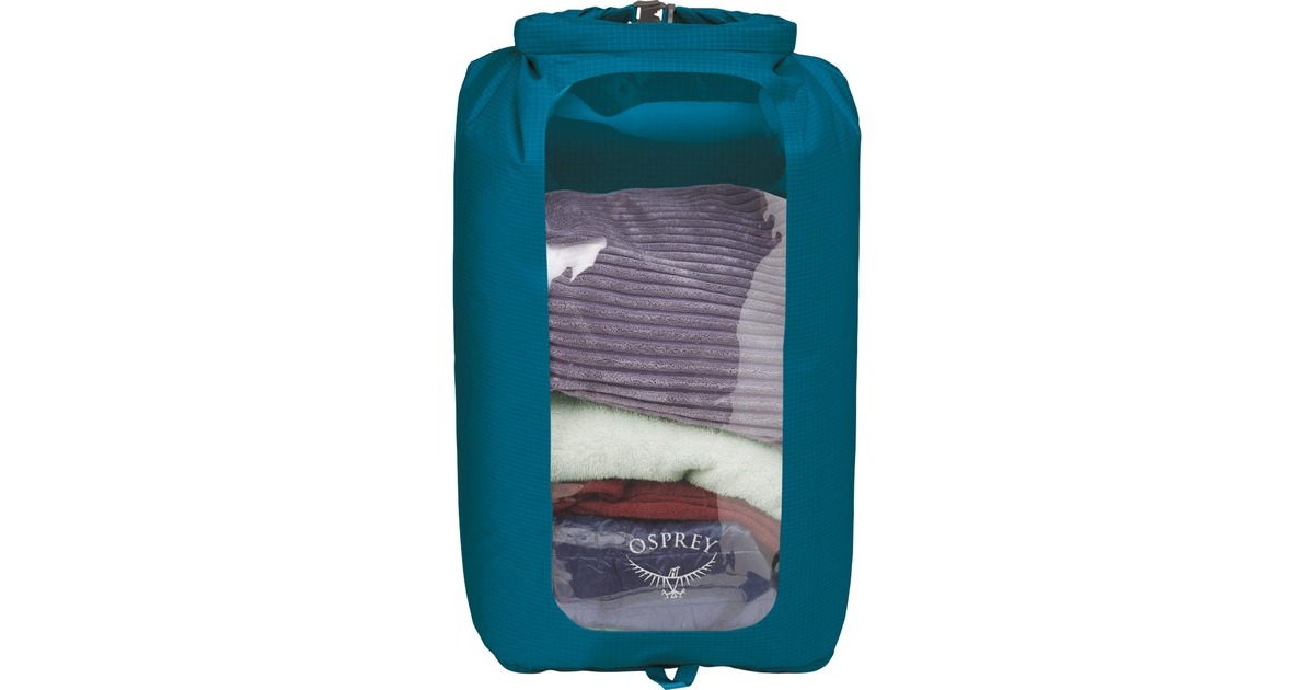 OspreyDry Sack 35 with Window packsack  (Blauw, 35 liter)