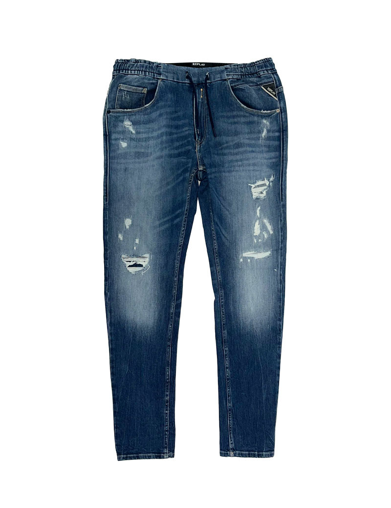 REPLAY JEAN DÉCHIRÉ MILANO POUR HOMME