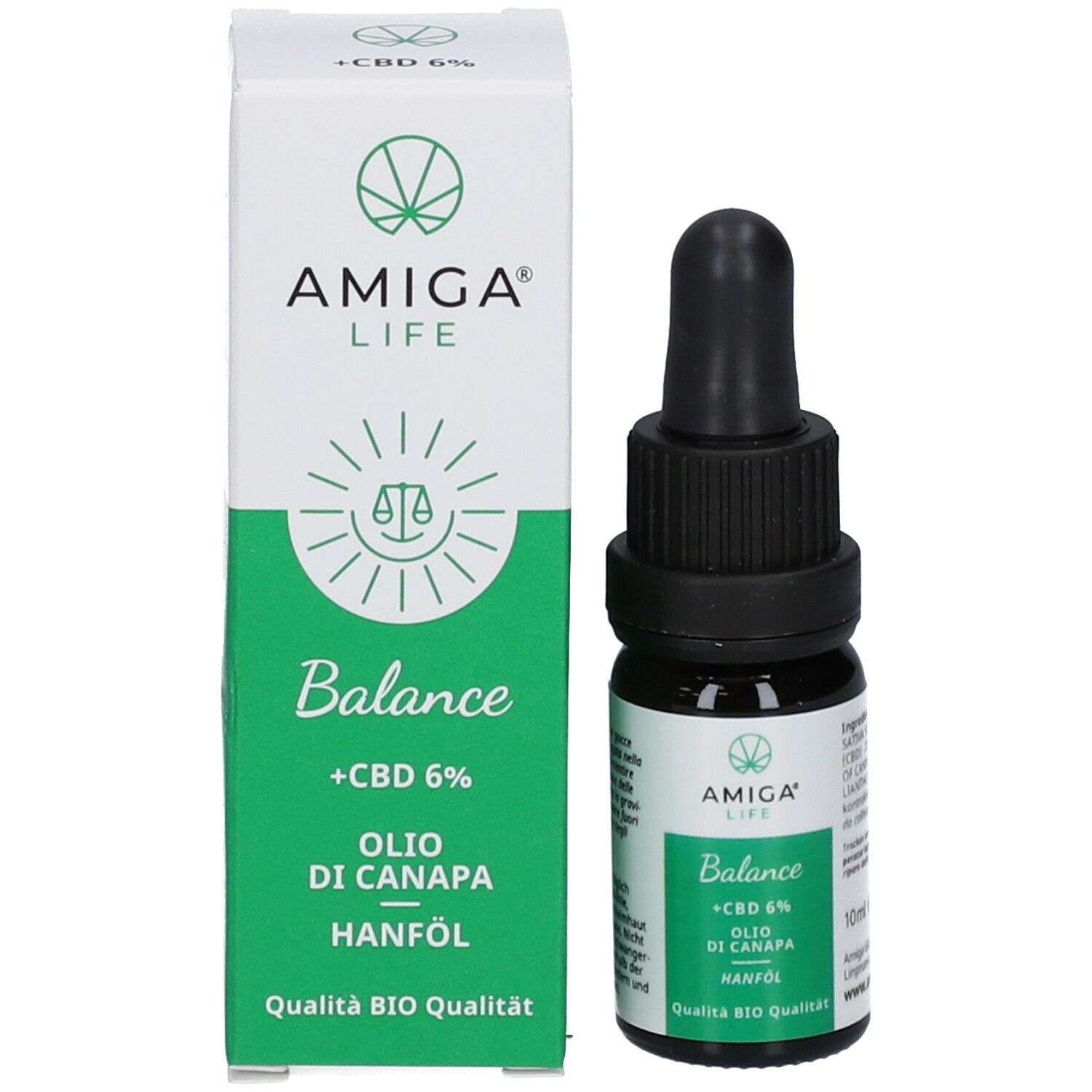 AMIGA LIFE BIO-Hanföl mit CBD 6%