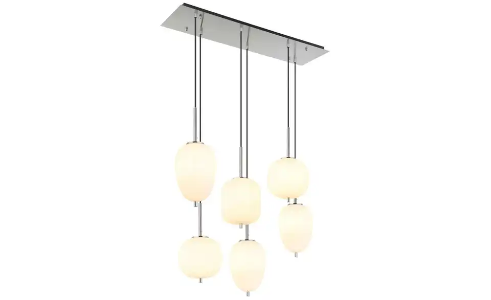 Pendelleuchte 120 cm 6-flammig 80 cm 34 cm