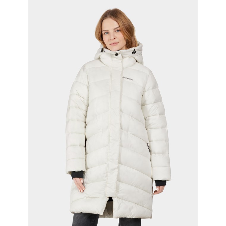 Didriksons Marion Wns Parka White Foam