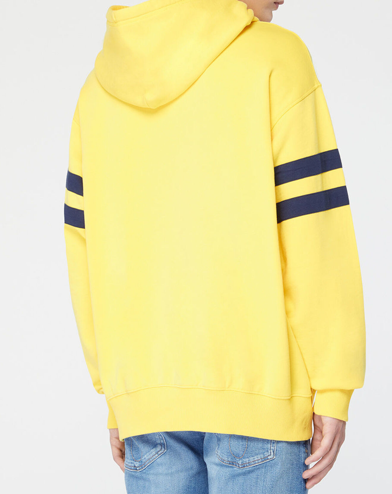 Tommy Jeans Sweat à capuche Graphic jaune