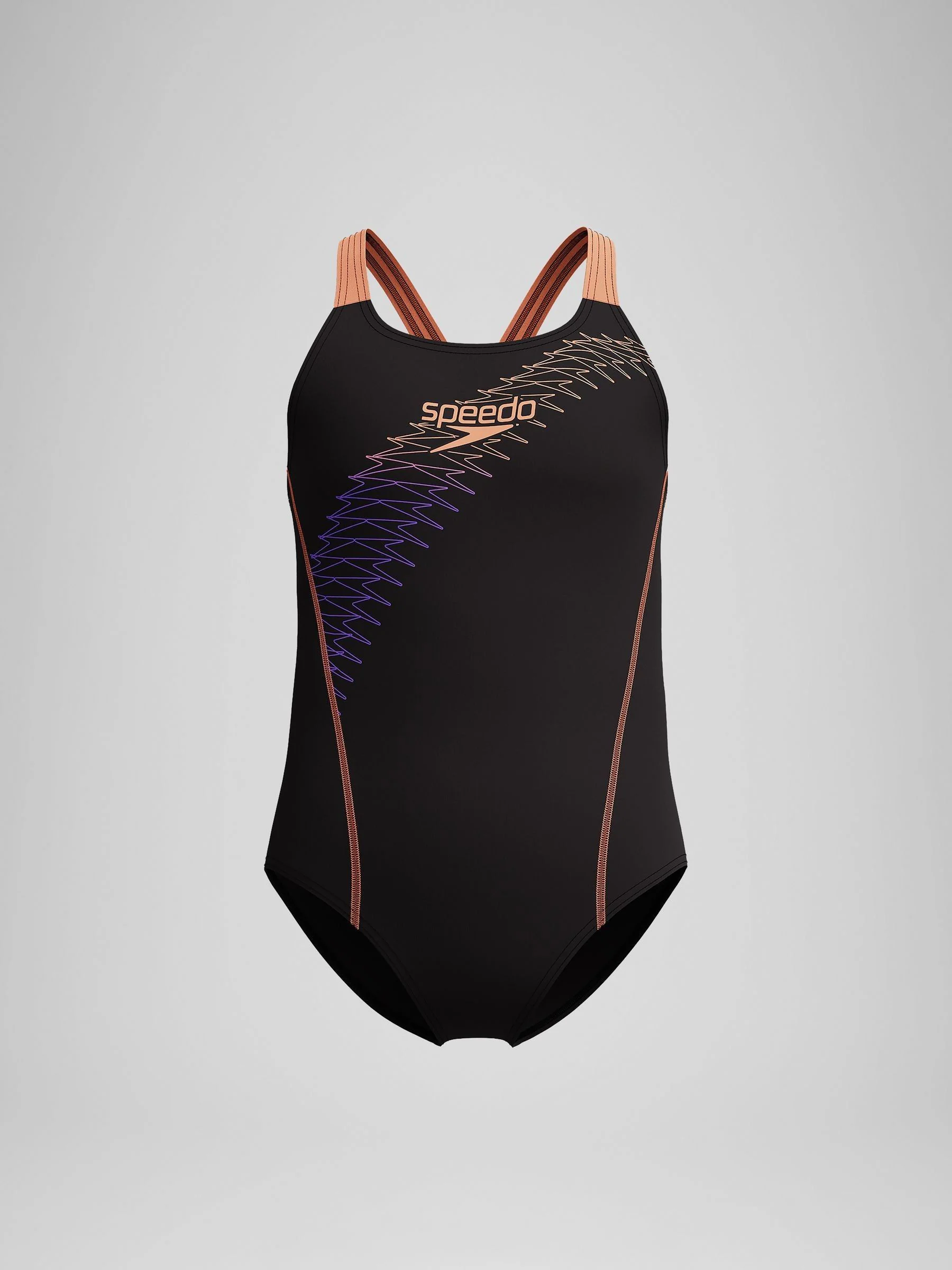 Zwart - Speedo Medley logo Medalist-badpak