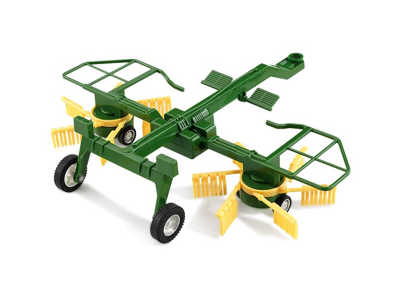 Amewi Traktor mit Kreiselschwader RTR, 1:24 Ferngesteuerter Traktor mit Licht und Sound