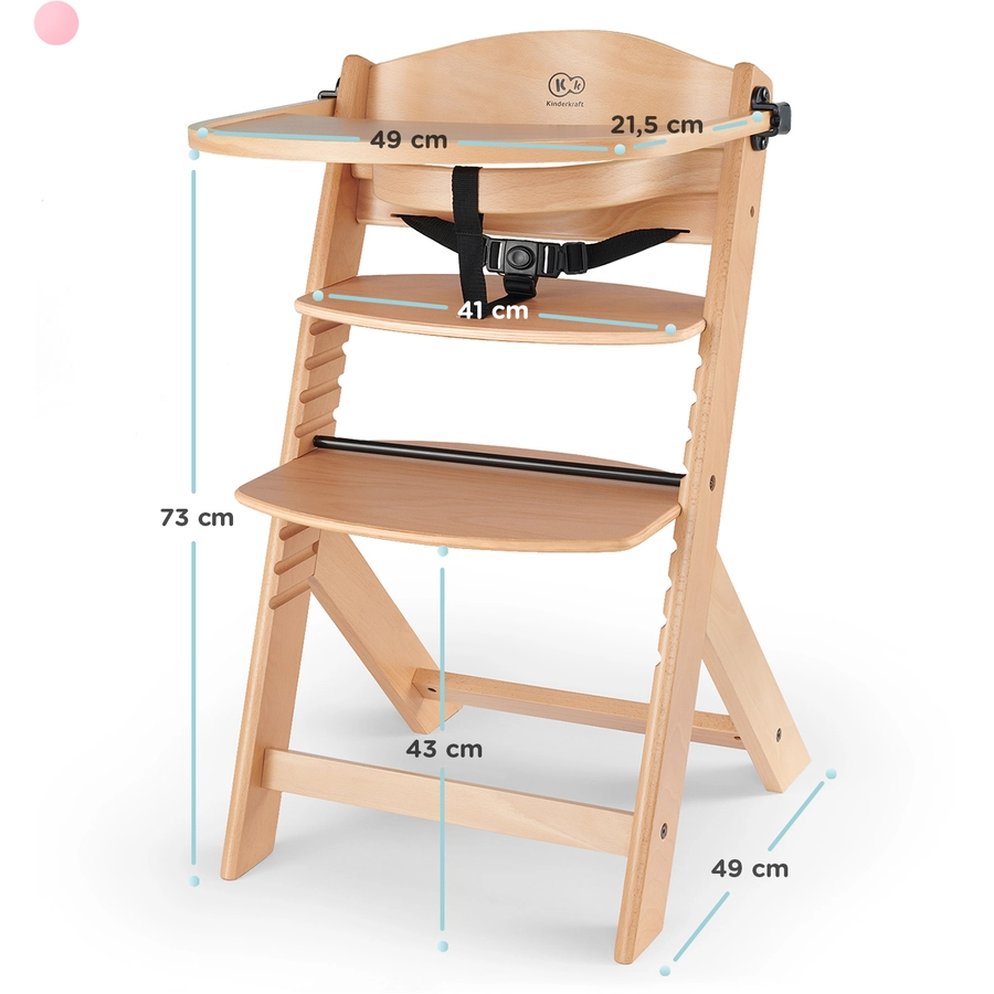 Kinderkraft Hochstuhl ENOCK black