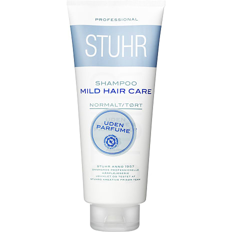 Shampoo normalt til tørt hår parfumefri