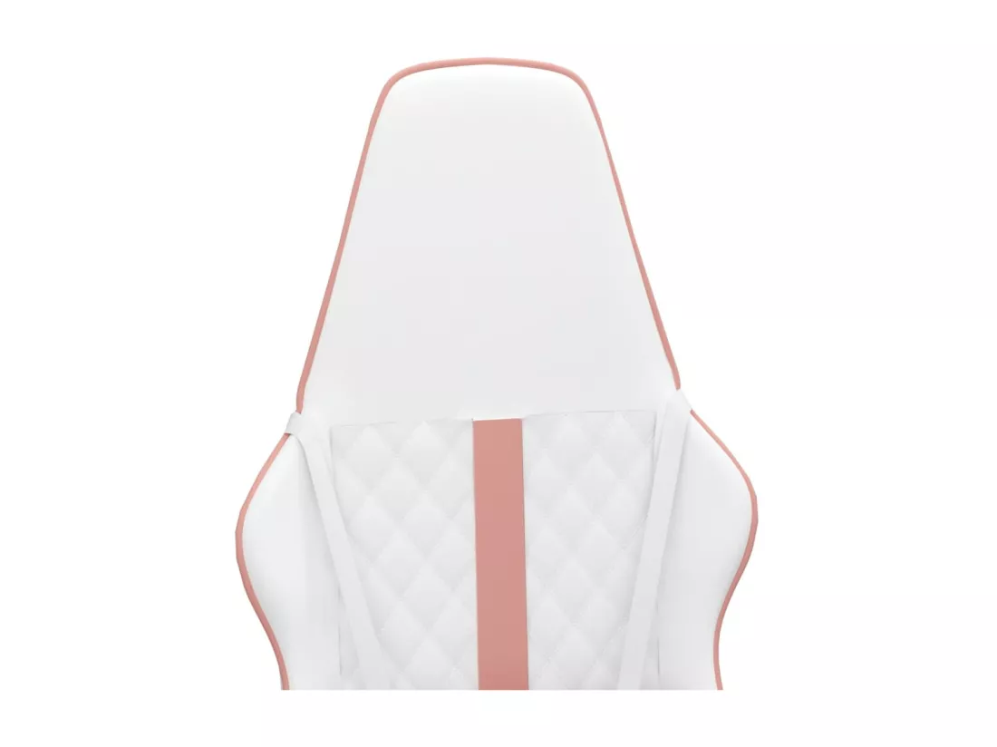 Chaise de jeu Blanc et rose Similicuir