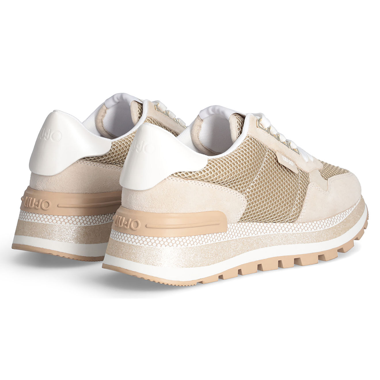 Liu-Jo Sneakers en Cuir Victoire beiges