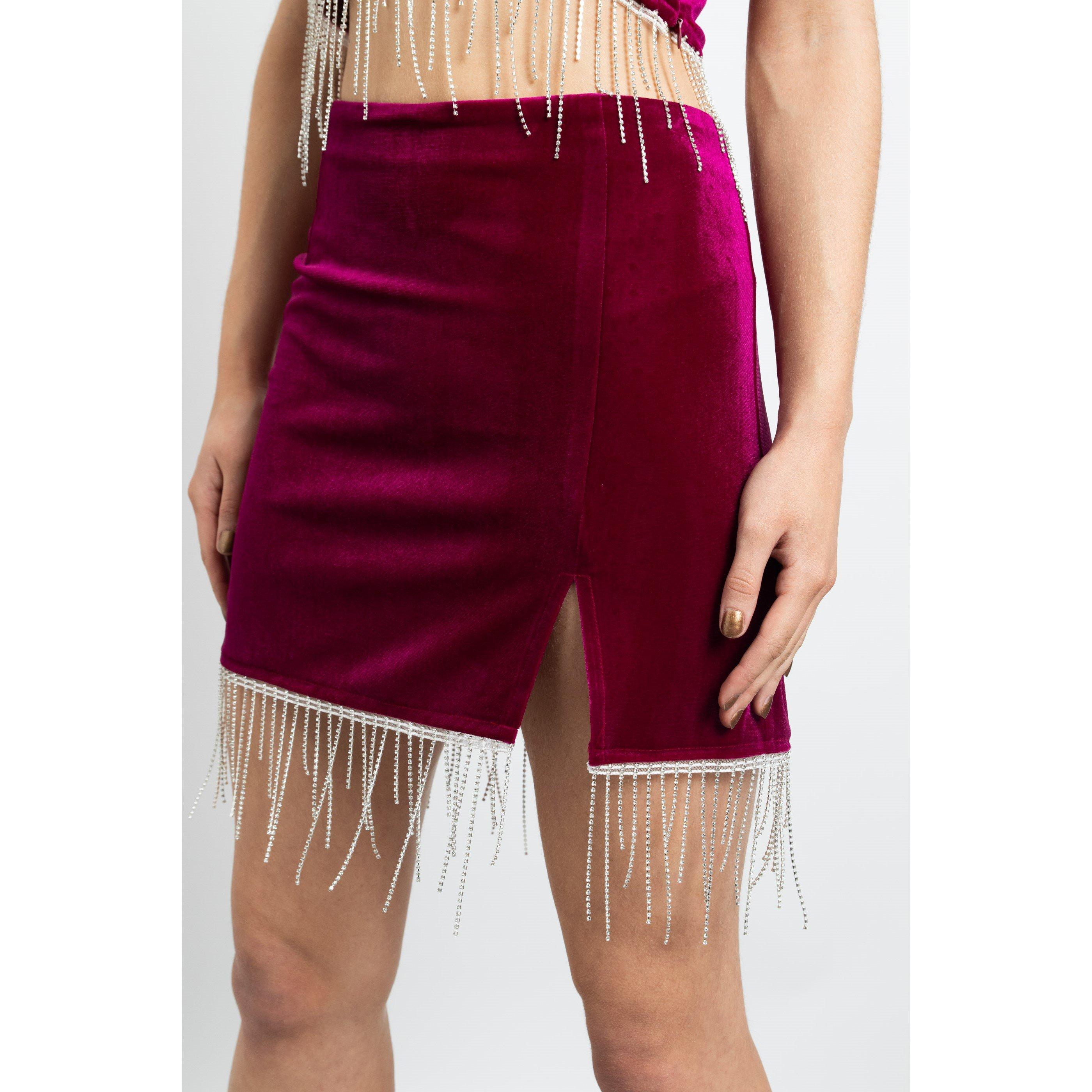 Daisy Street Velvet Mini Dress