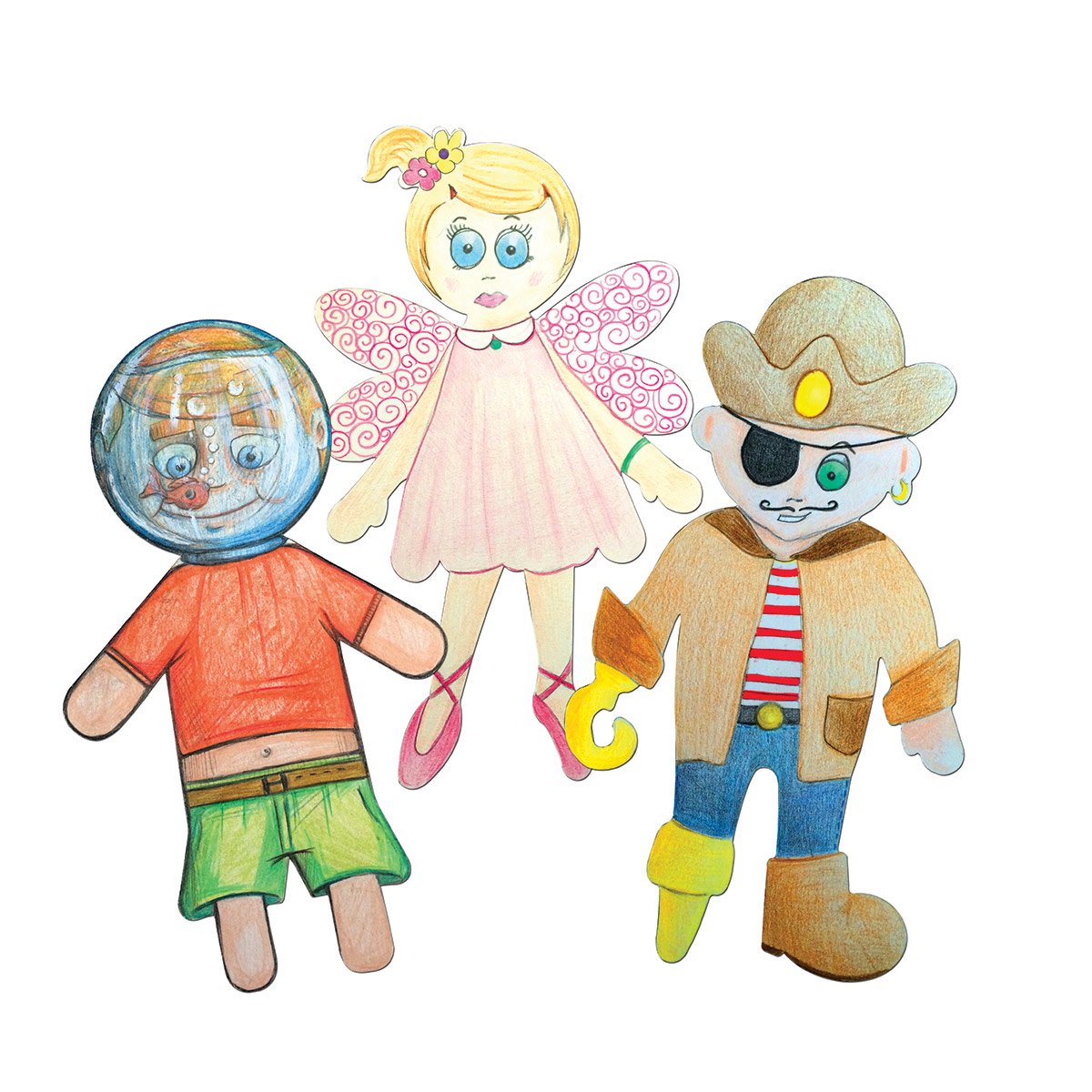 Personnages à colorier