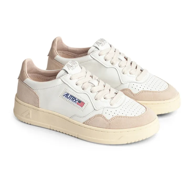 Autry Baskets Medalist Low Cuir/Suède | Beige