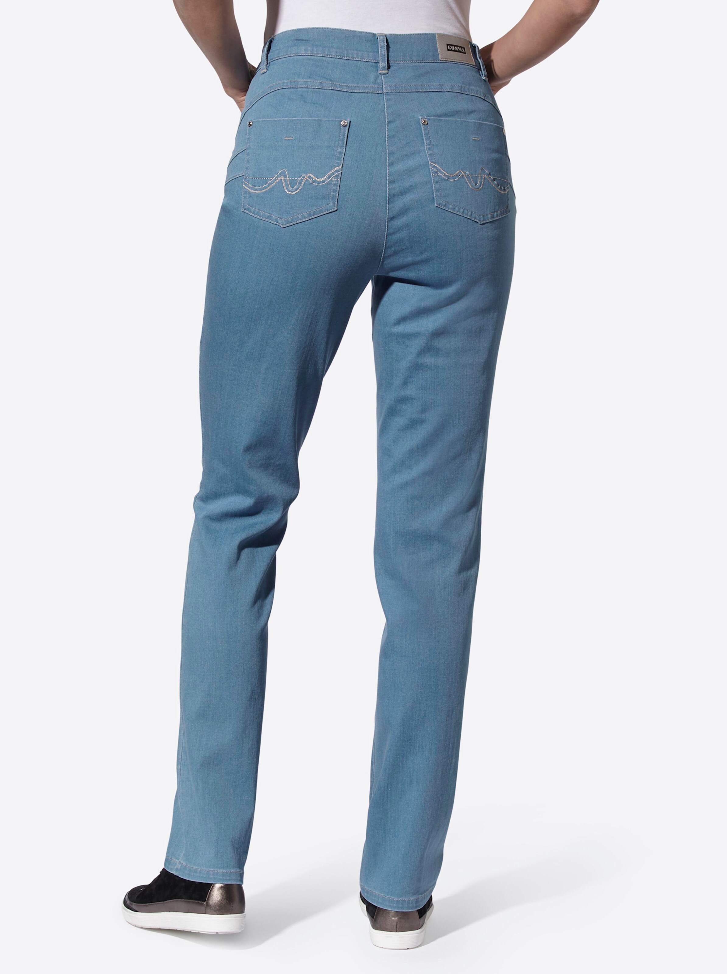Cosma Jeans in blue-bleached