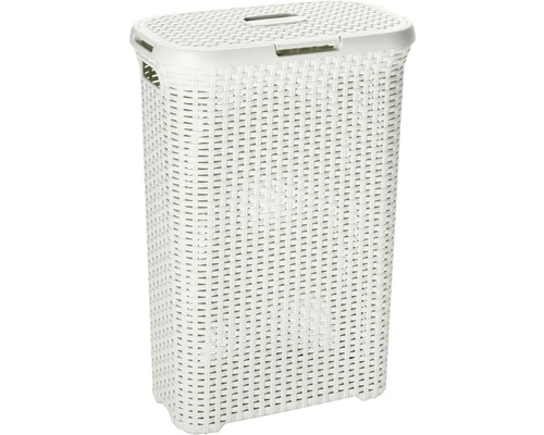 CURVER Style wasbox in rotanlook, 40 l, met klapdeksel