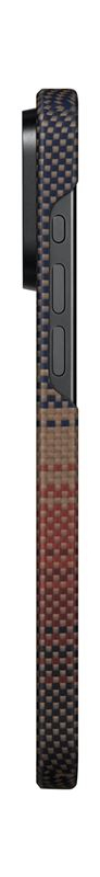 iPhone 15 Pro Max MagEZ 5 Case Fusion Weaving MagSafe Aramid Schutzhülle (KI1501SUM) - Sunset (Rot / Schwarz)