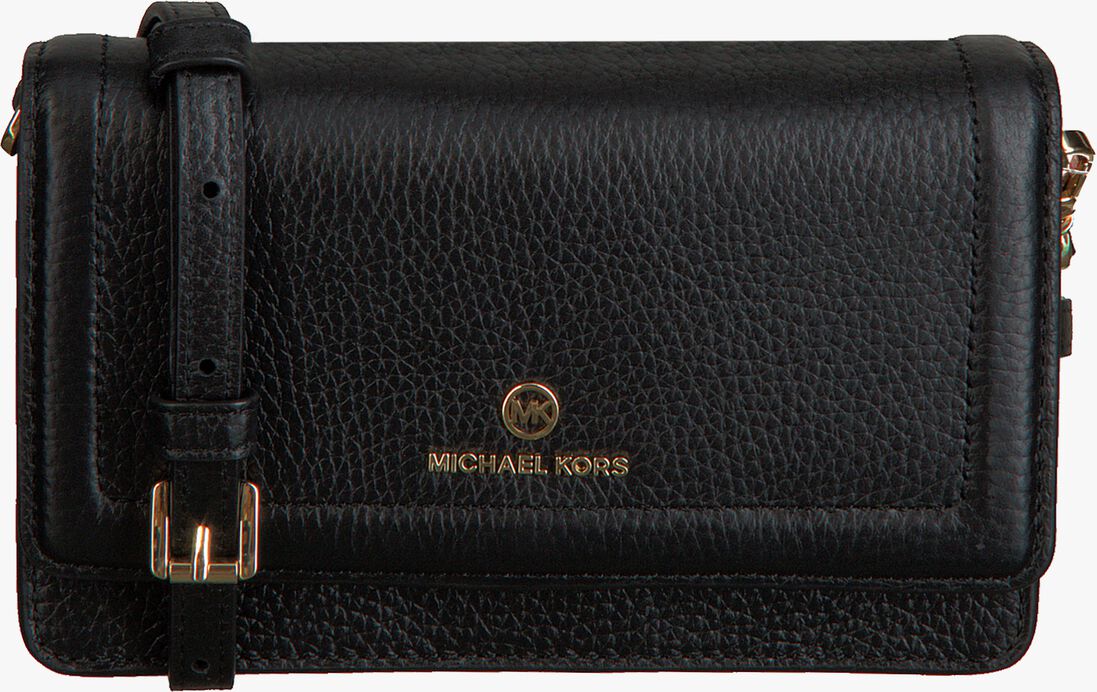 MICHAEL KORS zwarte michael kors schoudertas sm phone crossbody