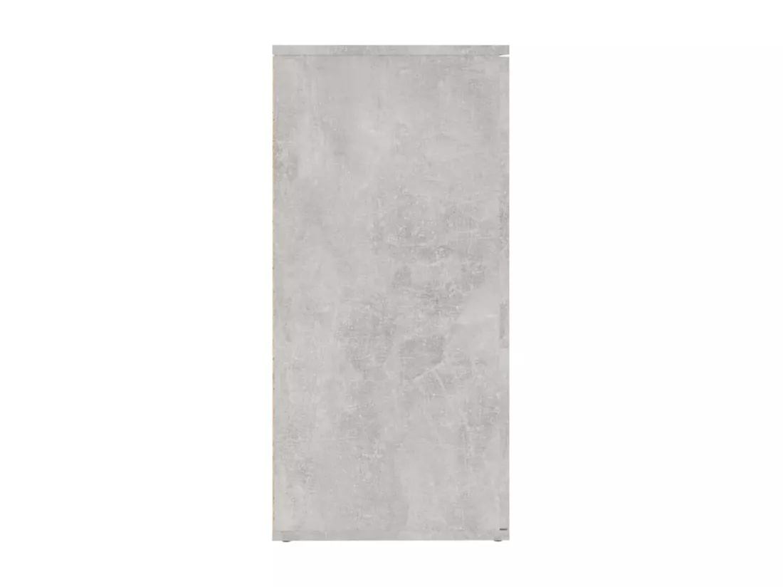 Buffet Gris béton 160x36x75 cm Aggloméré