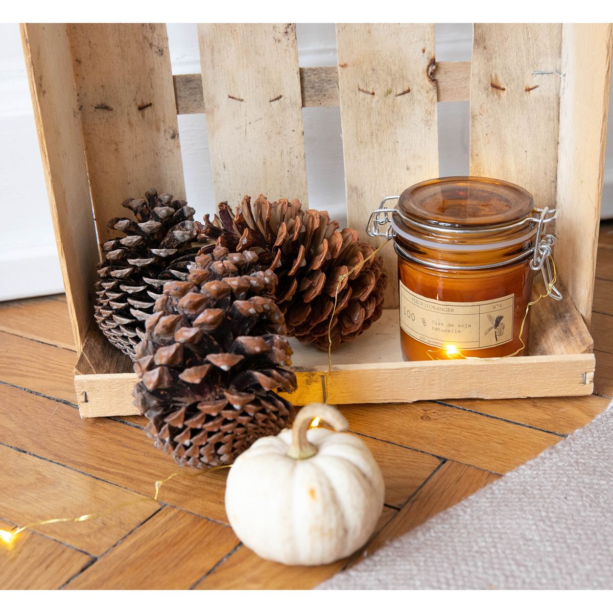 Bougie apothicaire fleurs d'oranger Atelier jasmin