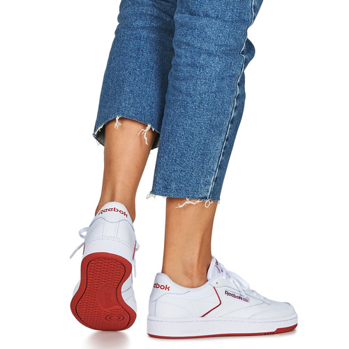 Reebok Classic - CLUB C 85 - Blanc / Rouge