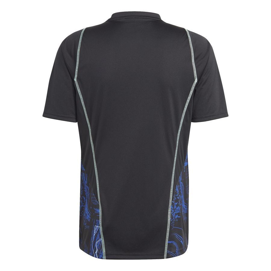 adidas T-shirt d'Entraînement Tiro Graphic - Noir/Bleu