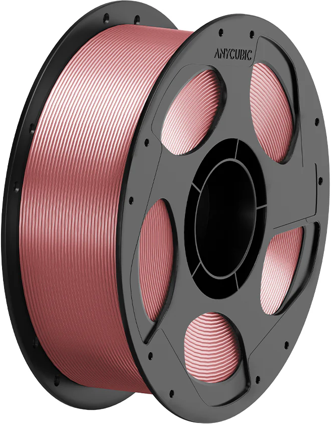 Anycubic  PETG Translucent Pink, 1,75 mm / 1000 g    Zuverlässiger Allrounder für stabile & langlebige Drucke in Translucent Pink