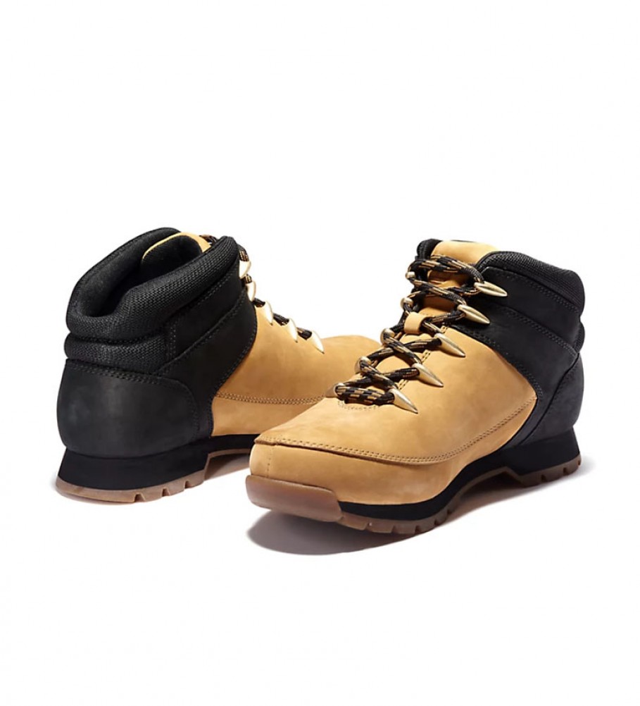 Botas de couro Timberland Euro Sprint Hiker, amarelas
