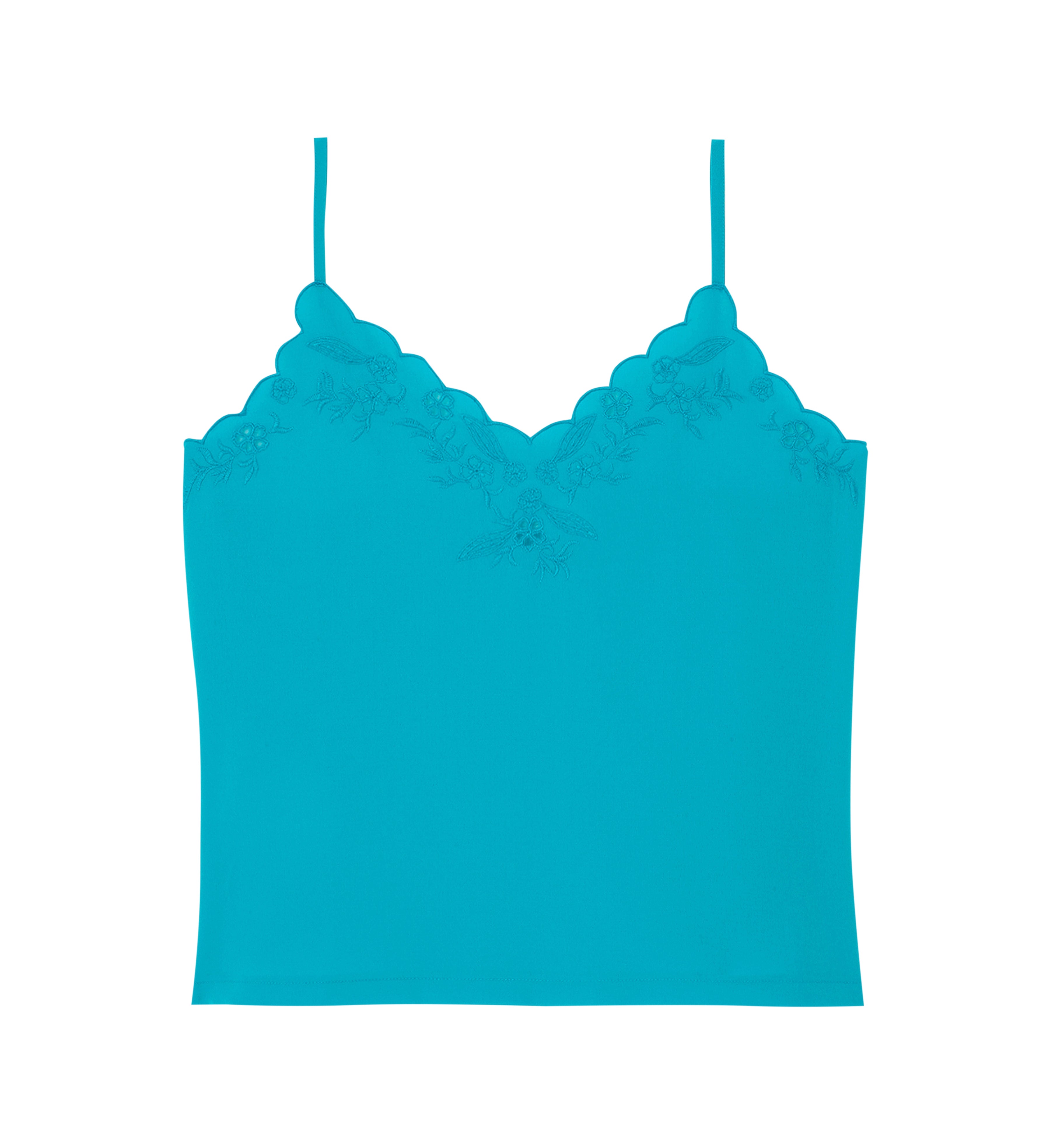 Top à fines bretelles Femme - Turquoise
